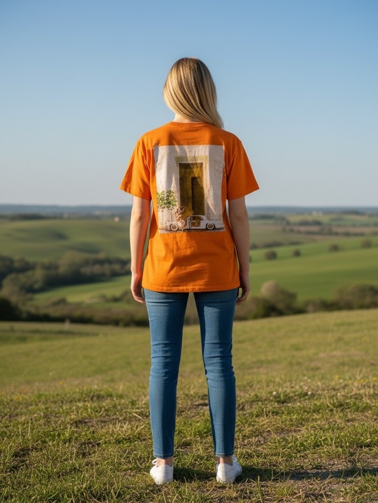 Boys Lie Tops - Oversized Boys Lie Mustard Graphic Tee - Flaw